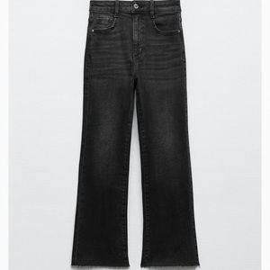 Zara kick crop flare size 8